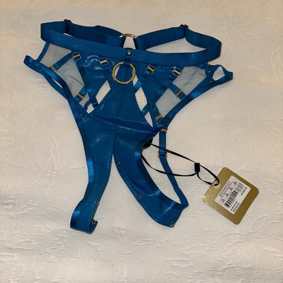 MISTRESS T
PEACOCK BLUE PANTY - Picture 12 of 16